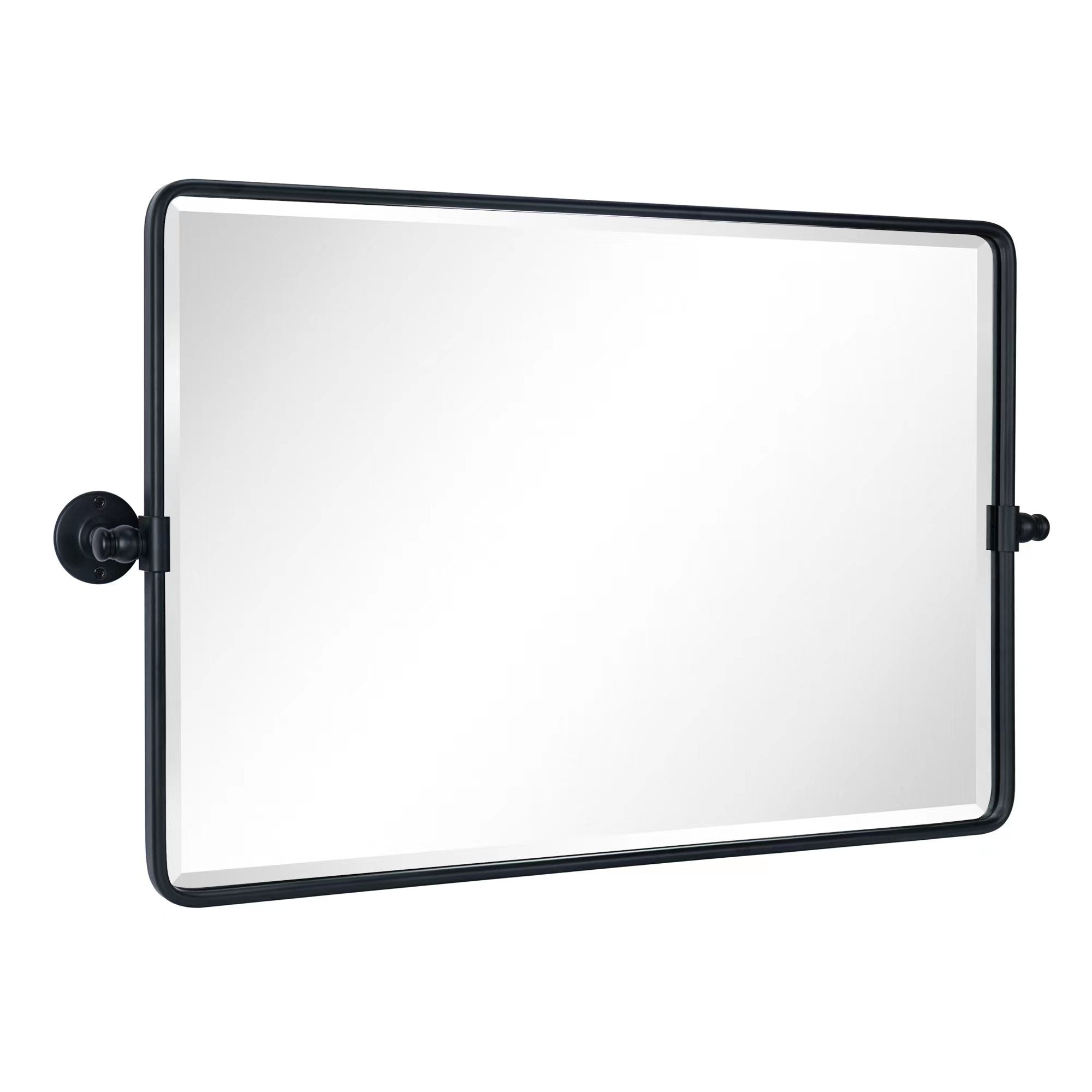 Miroir de salle de bain/de vanité biseauté horizontal TEHOME Lutalo