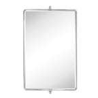 Miroir de salle de bain/de vanité biseauté horizontal TEHOME Lutalo