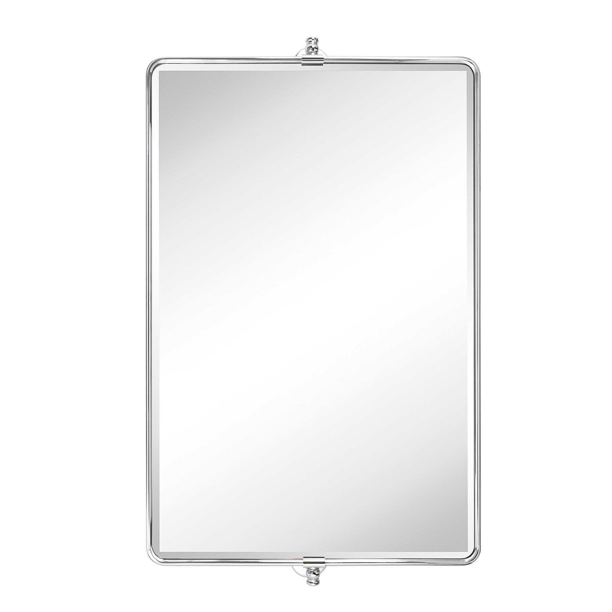 Miroir de salle de bain/de vanité biseauté horizontal TEHOME Lutalo