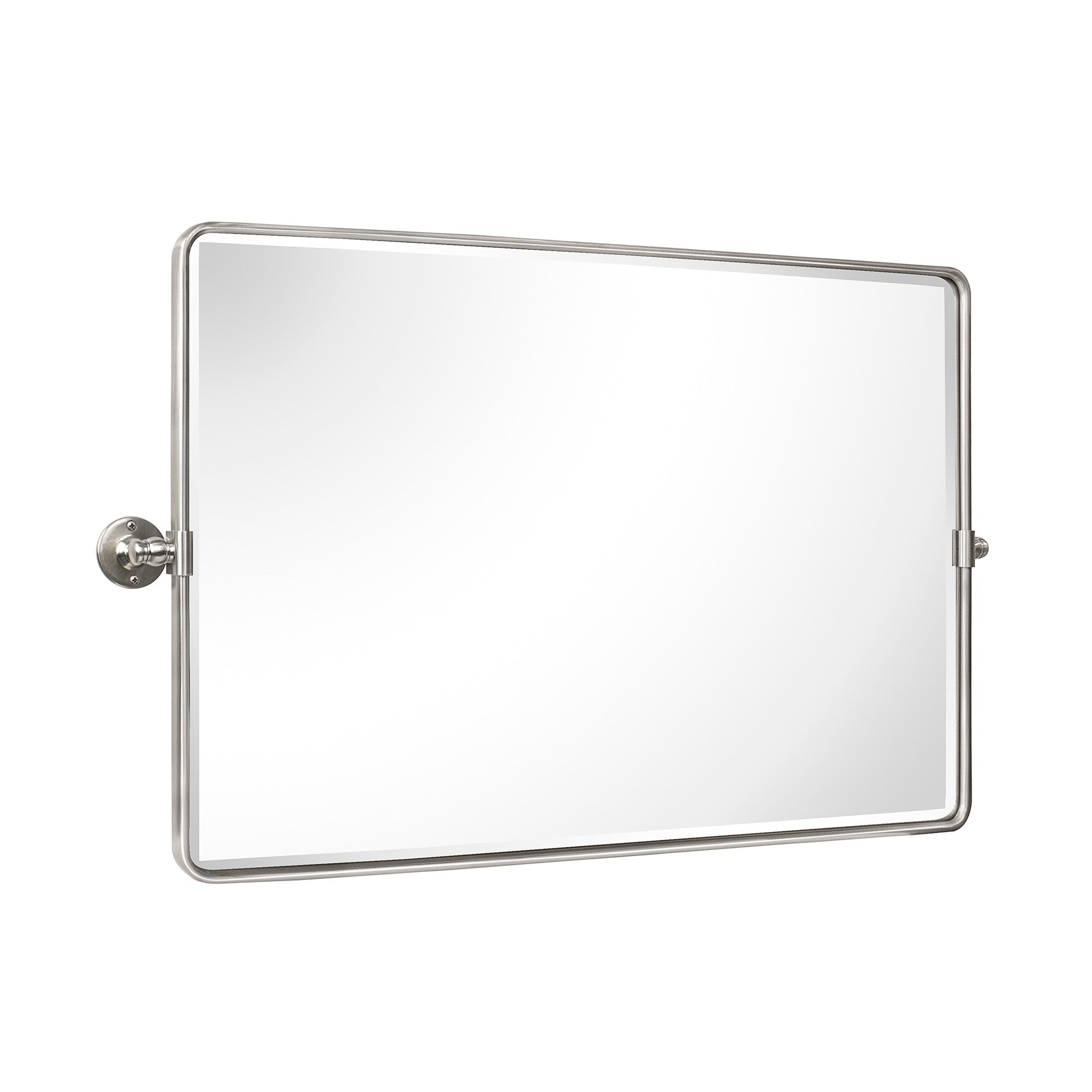 Miroir de salle de bain/de vanité biseauté horizontal TEHOME Lutalo