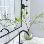 Miroir de salle de bain/de vanité biseauté horizontal TEHOME Lutalo