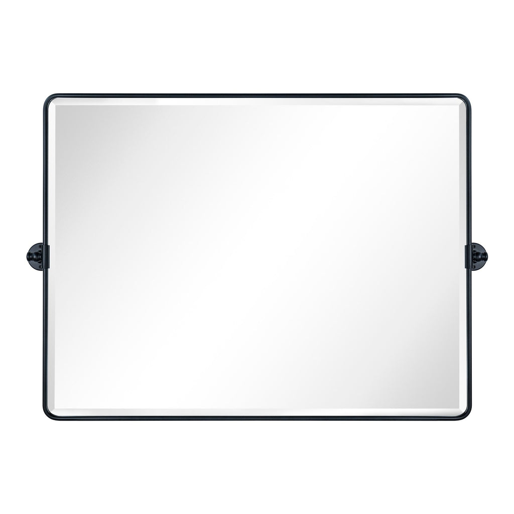 Miroir de salle de bain/de vanité biseauté horizontal TEHOME Lutalo