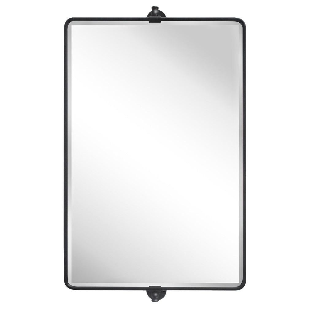 Miroir de salle de bain/de vanité biseauté horizontal TEHOME Lutalo