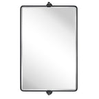 Miroir de salle de bain/de vanité biseauté horizontal TEHOME Lutalo