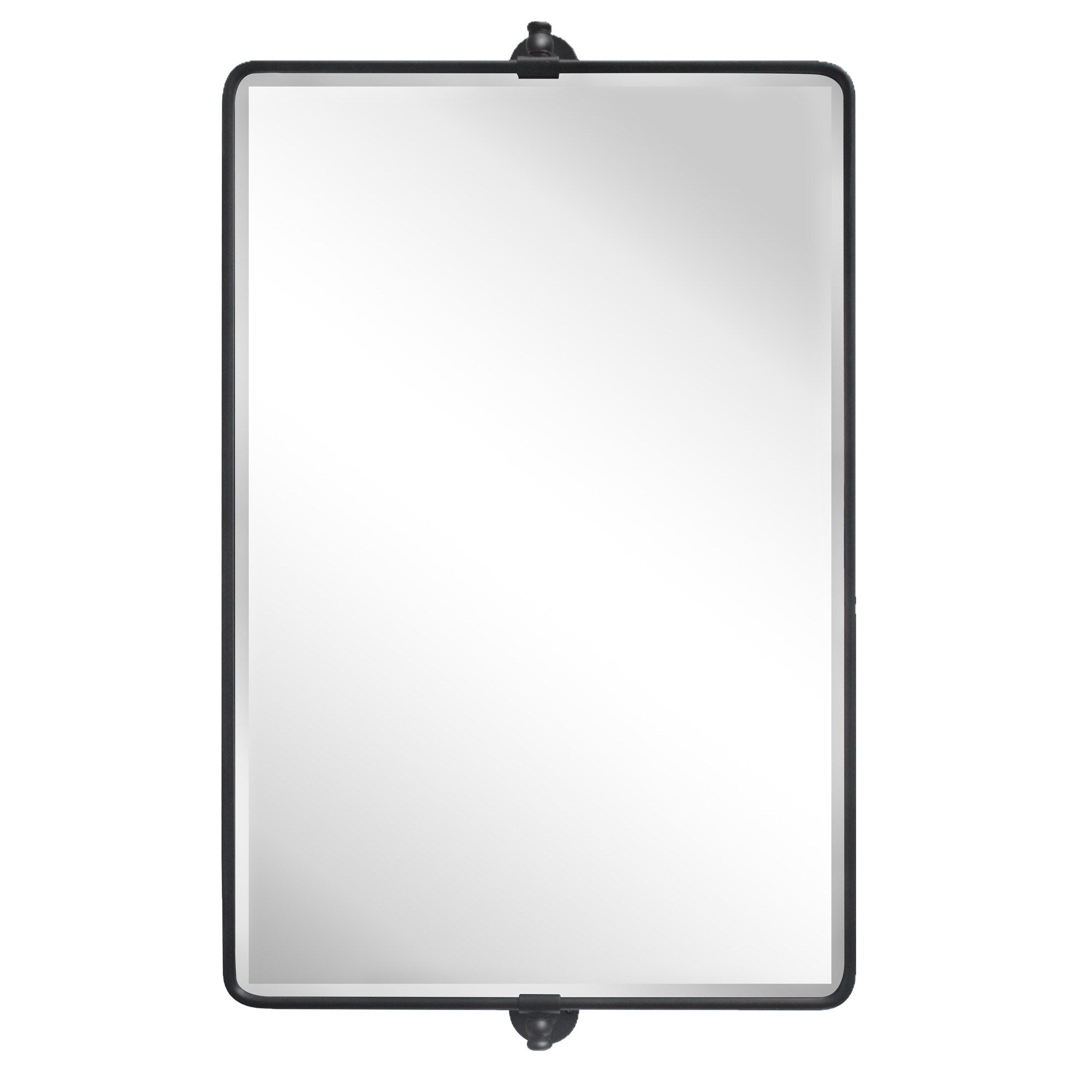 Miroir de salle de bain/de vanité biseauté horizontal TEHOME Lutalo