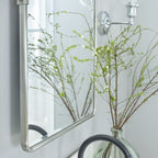 Miroir de salle de bain/de vanité biseauté horizontal TEHOME Lutalo