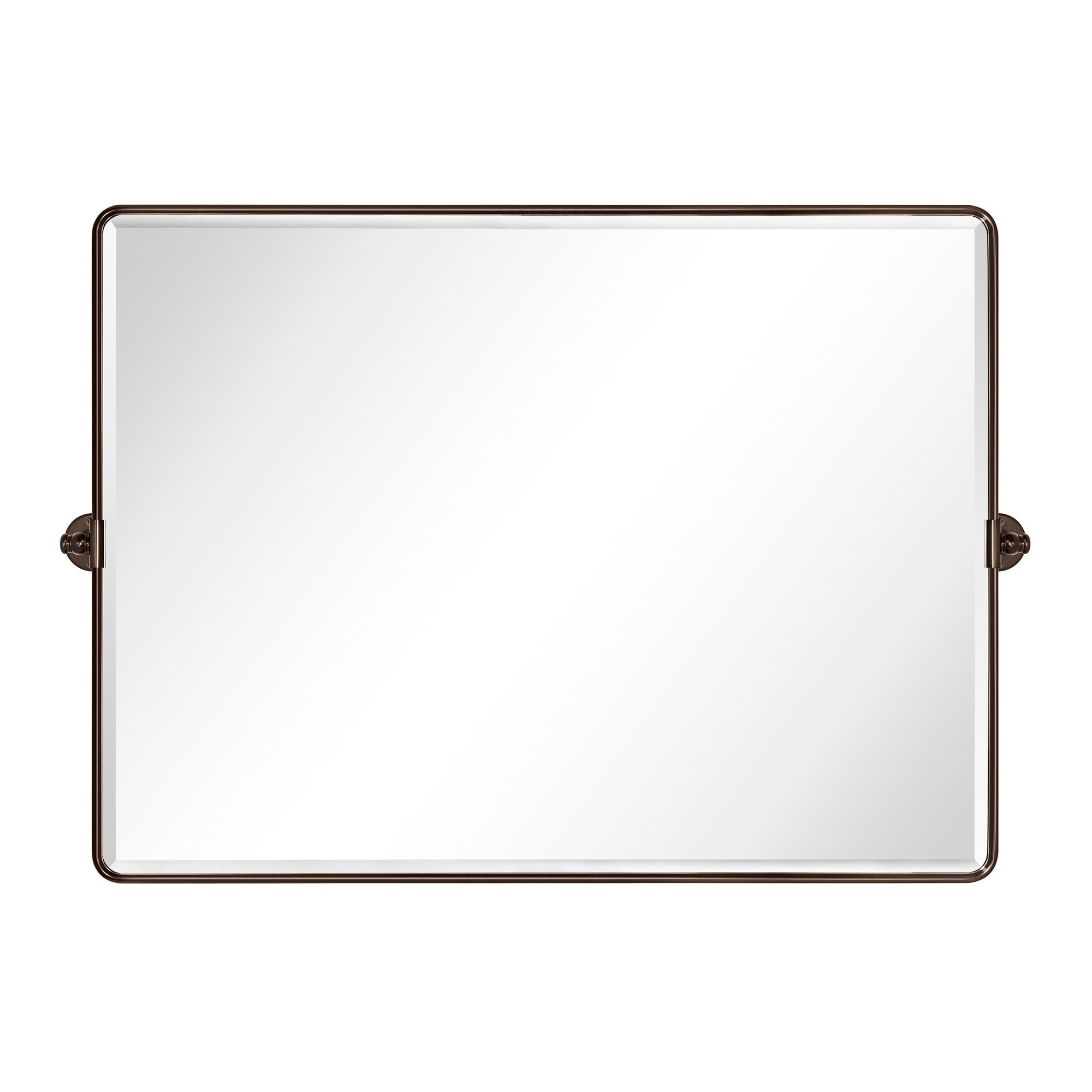 Miroir de salle de bain/de vanité biseauté horizontal TEHOME Lutalo