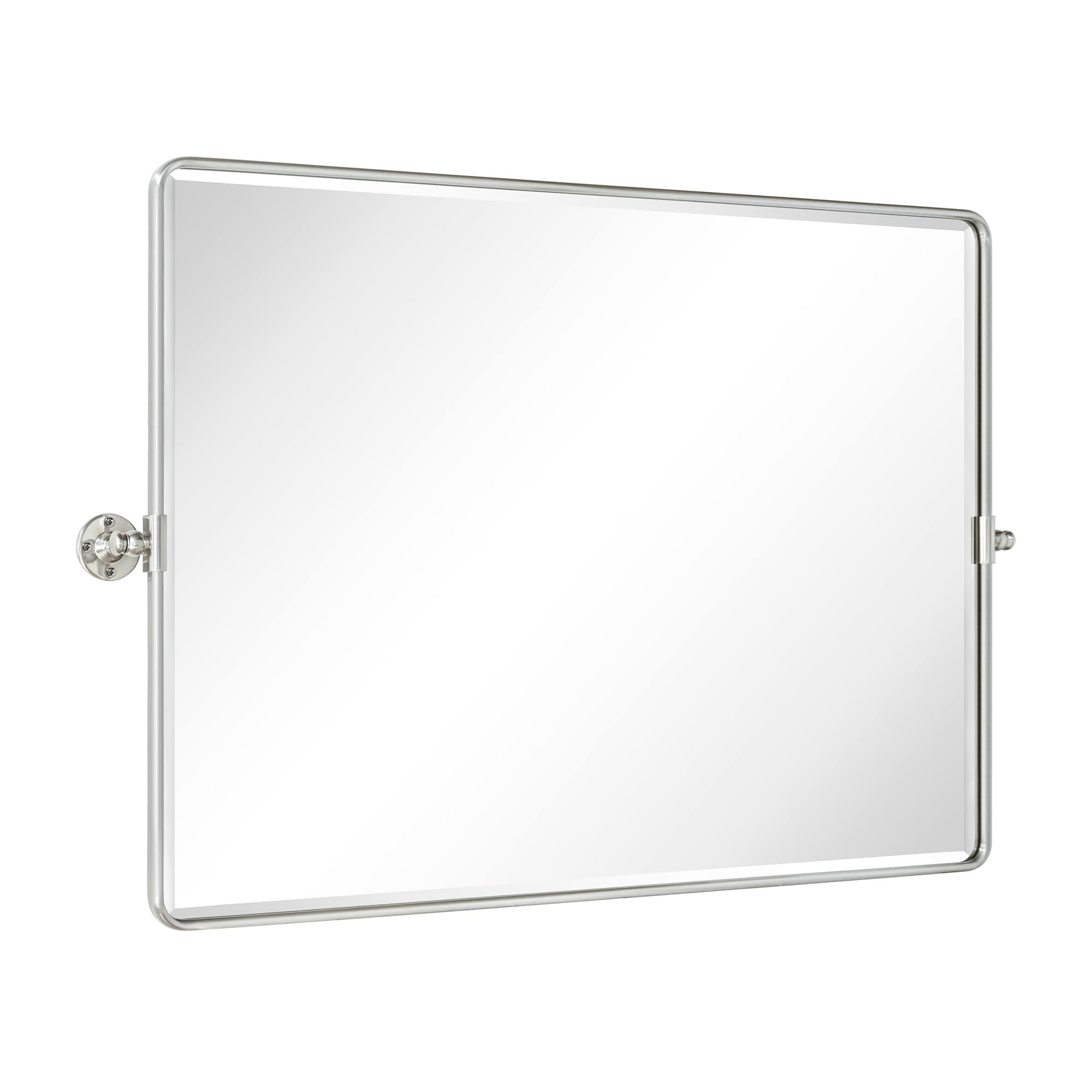 Miroir de salle de bain/de vanité biseauté horizontal TEHOME Lutalo