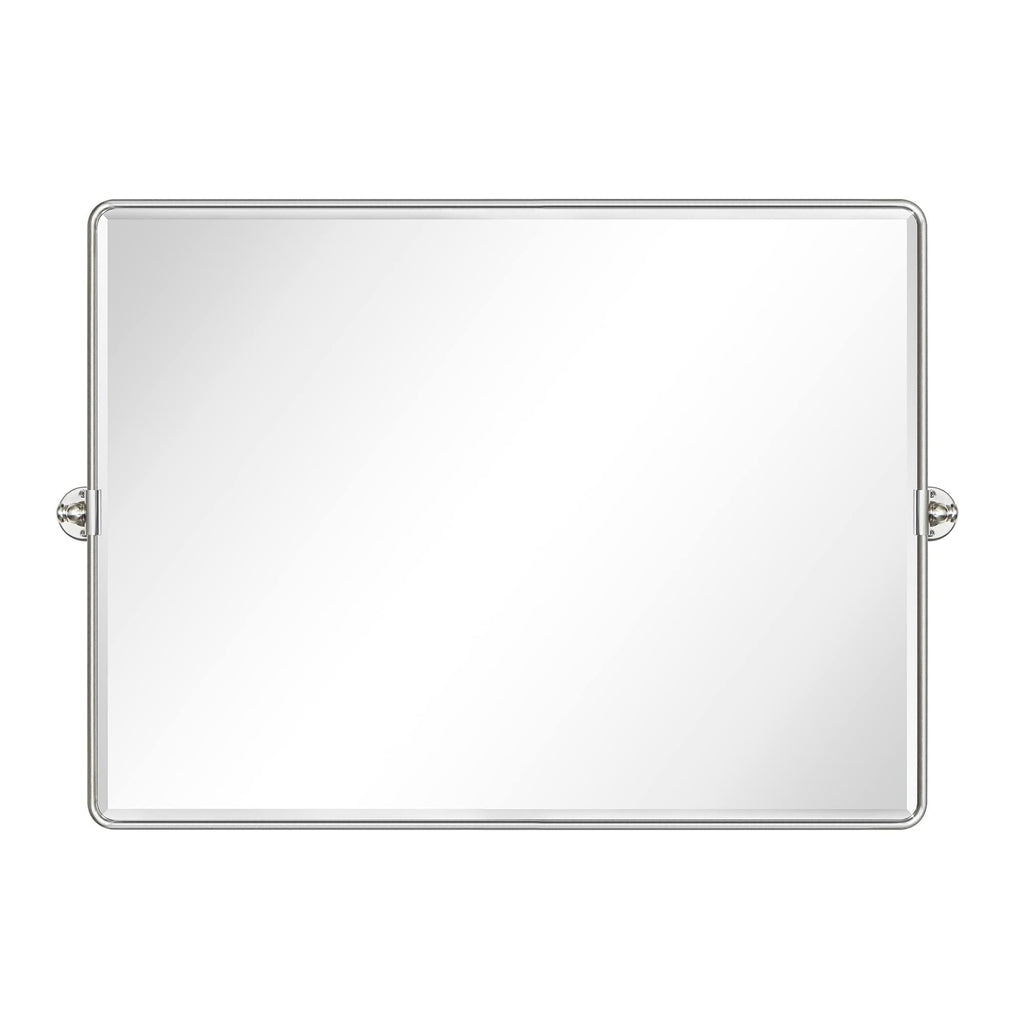 Miroir de salle de bain/de vanité biseauté horizontal TEHOME Lutalo