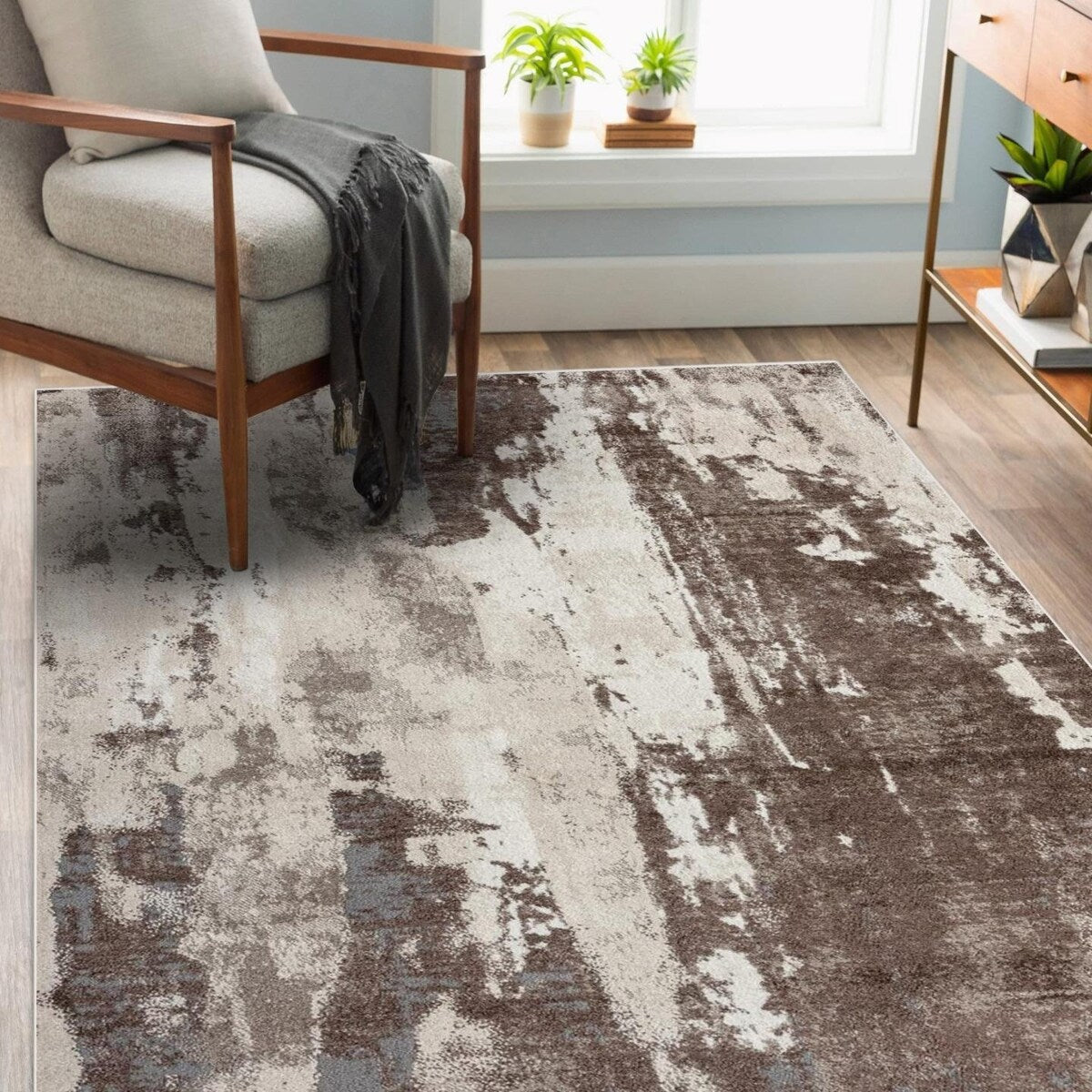 Tapis moderne Luxe Weavers à motifs abstraits