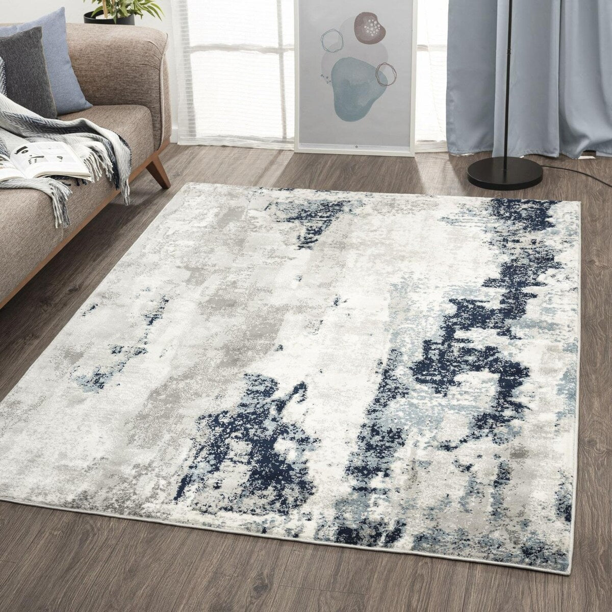 Tapis moderne Luxe Weavers à motifs abstraits