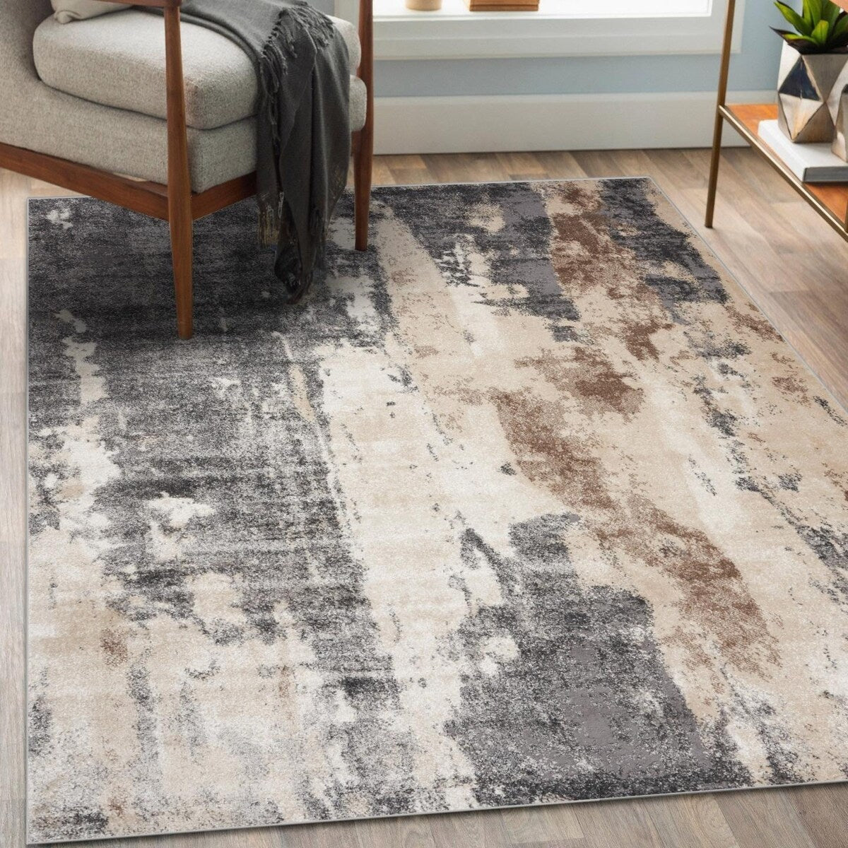 Tapis moderne Luxe Weavers à motifs abstraits