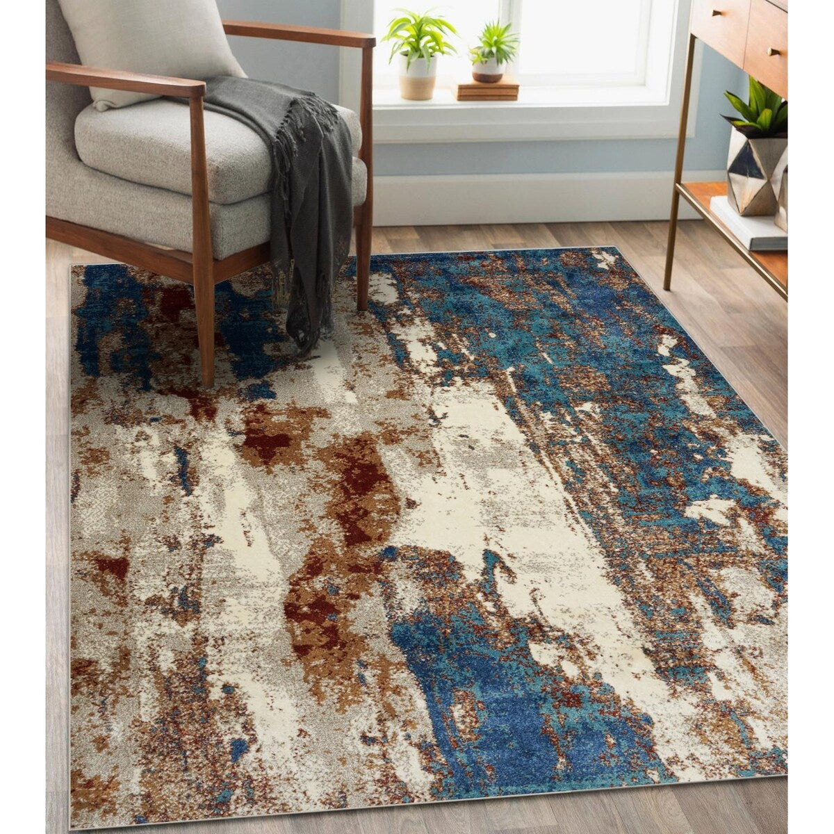Tapis moderne Luxe Weavers à motifs abstraits
