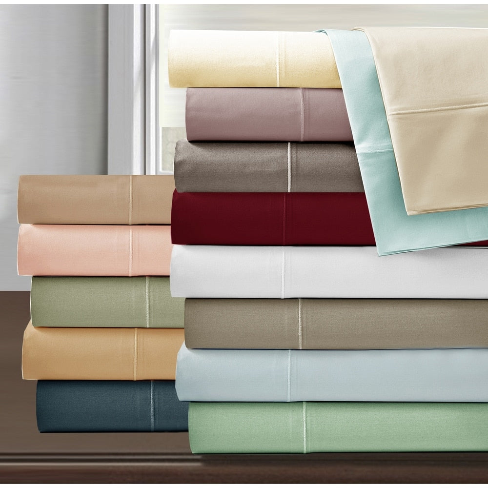 Parure de lit ultra douce en coton égyptien 800 fils au pouce carré
