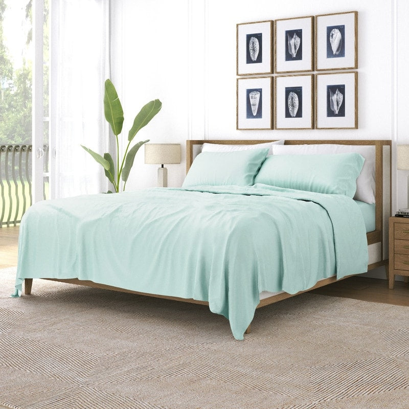 Parure de draps de luxe Becky Cameron en rayonne de bambou