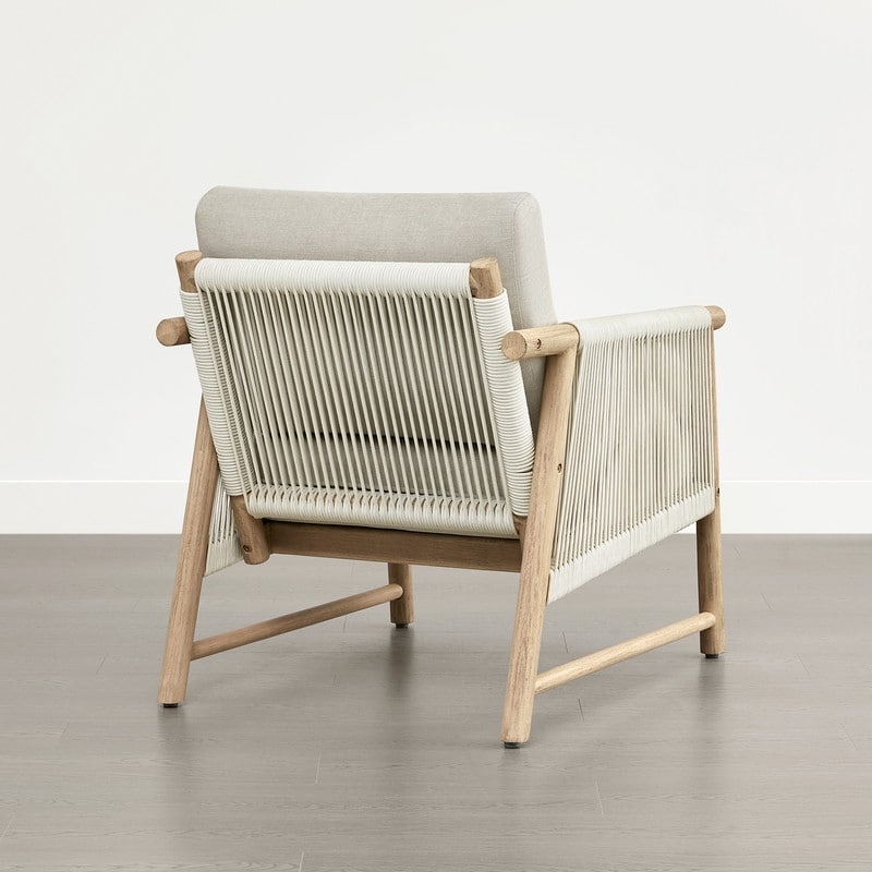 Chaise d'extérieur Lynn Outdoor en bois d'acacia
