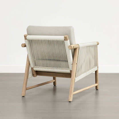 Chaise d'extérieur Lynn Outdoor en bois d'acacia