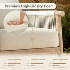 Chaise d'extérieur Lynn Outdoor en bois d'acacia