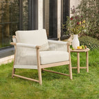 Chaise d'extérieur Lynn Outdoor en bois d'acacia