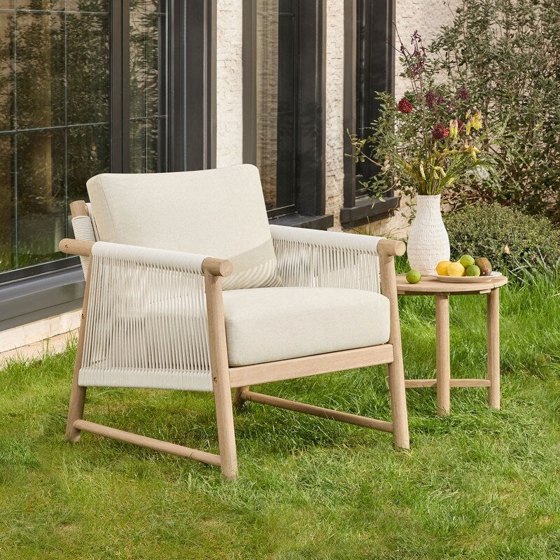 Chaise d'extérieur Lynn Outdoor en bois d'acacia