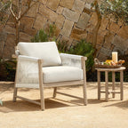 Chaise d'extérieur Lynn Outdoor en bois d'acacia