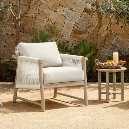 Chaise d'extérieur Lynn Outdoor en bois d'acacia