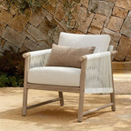 Chaise d'extérieur Lynn Outdoor en bois d'acacia