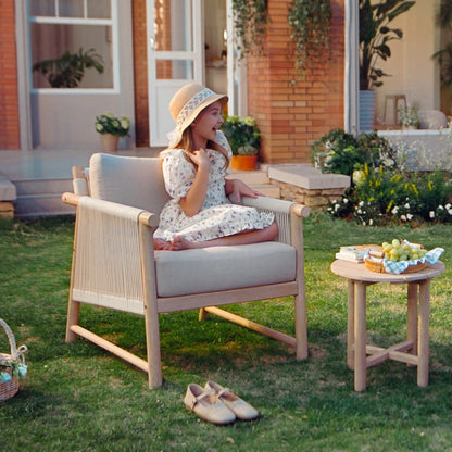 Chaise d'extérieur Lynn Outdoor en bois d'acacia