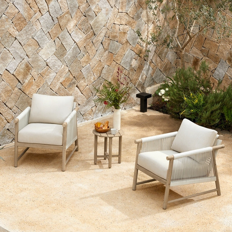 Chaise d'extérieur Lynn Outdoor en bois d'acacia