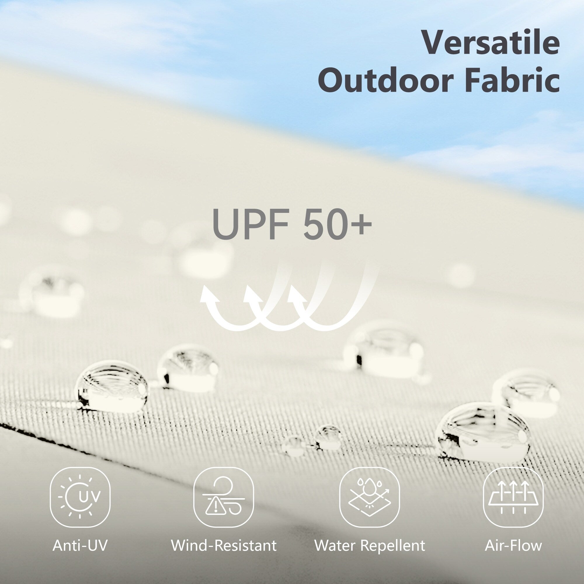 MAISON ARTS 13ft Double -Sided Patio Umbrella Extra Large with Crank