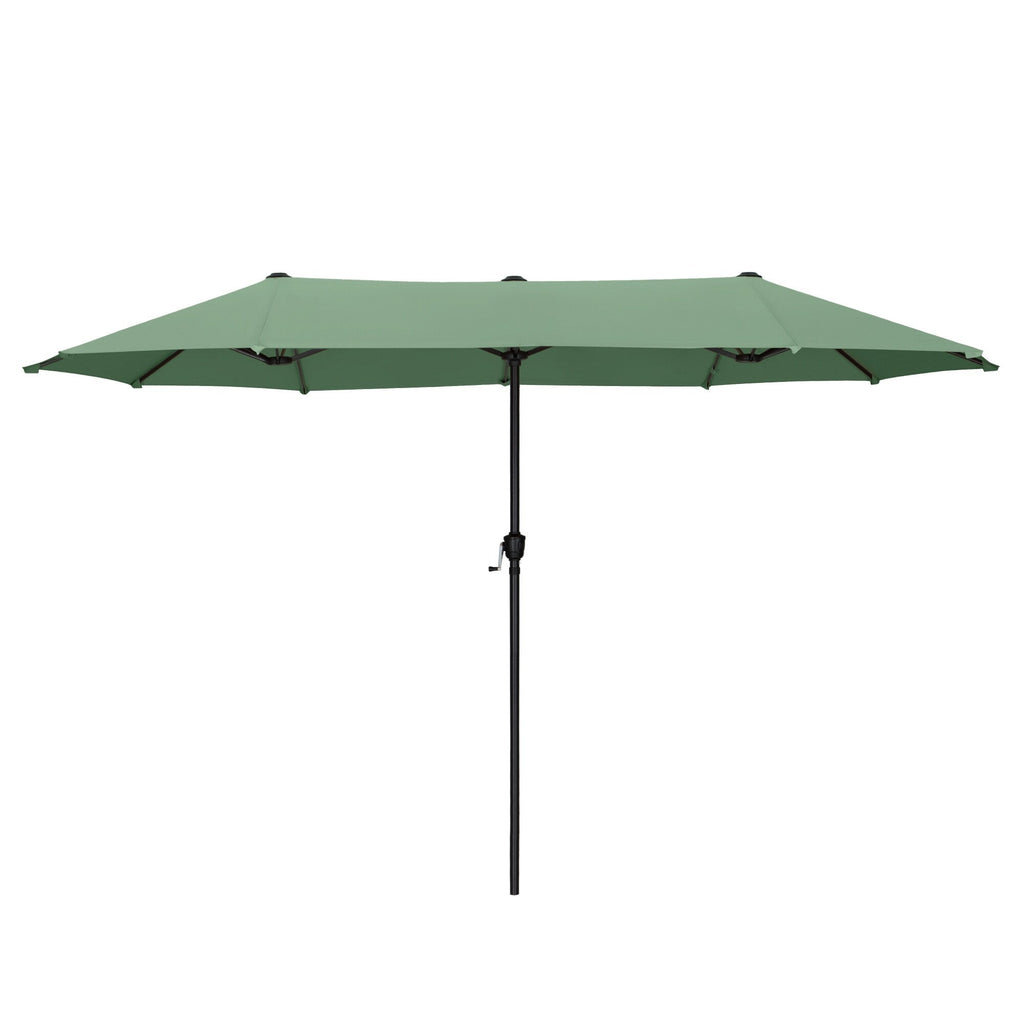 Parasol de patio double face MAISON ARTS extra large de 13 pieds avec manivelle