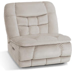 Fauteuil inclinable à bascule électrique surdimensionné MCombo à double moteur, sans accoudoirs, idéal pour le salon, tissu PR607