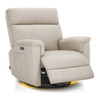 Fauteuil inclinable pivotant et électrique MCombo pour chambre d'enfant, tissu PR601