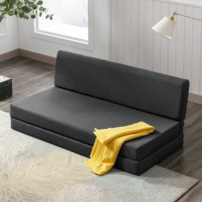 Canapé-lit pliant Mixoy, canapé-lit pliant, fauteuil-lit pour salon, matelas de sol convertible rembourré