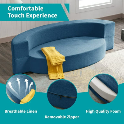 Canapé-lit pliant Mixoy, fauteuil-lit futon, canapé-lit rabattable - 76 po x 42 po x 9,8 po