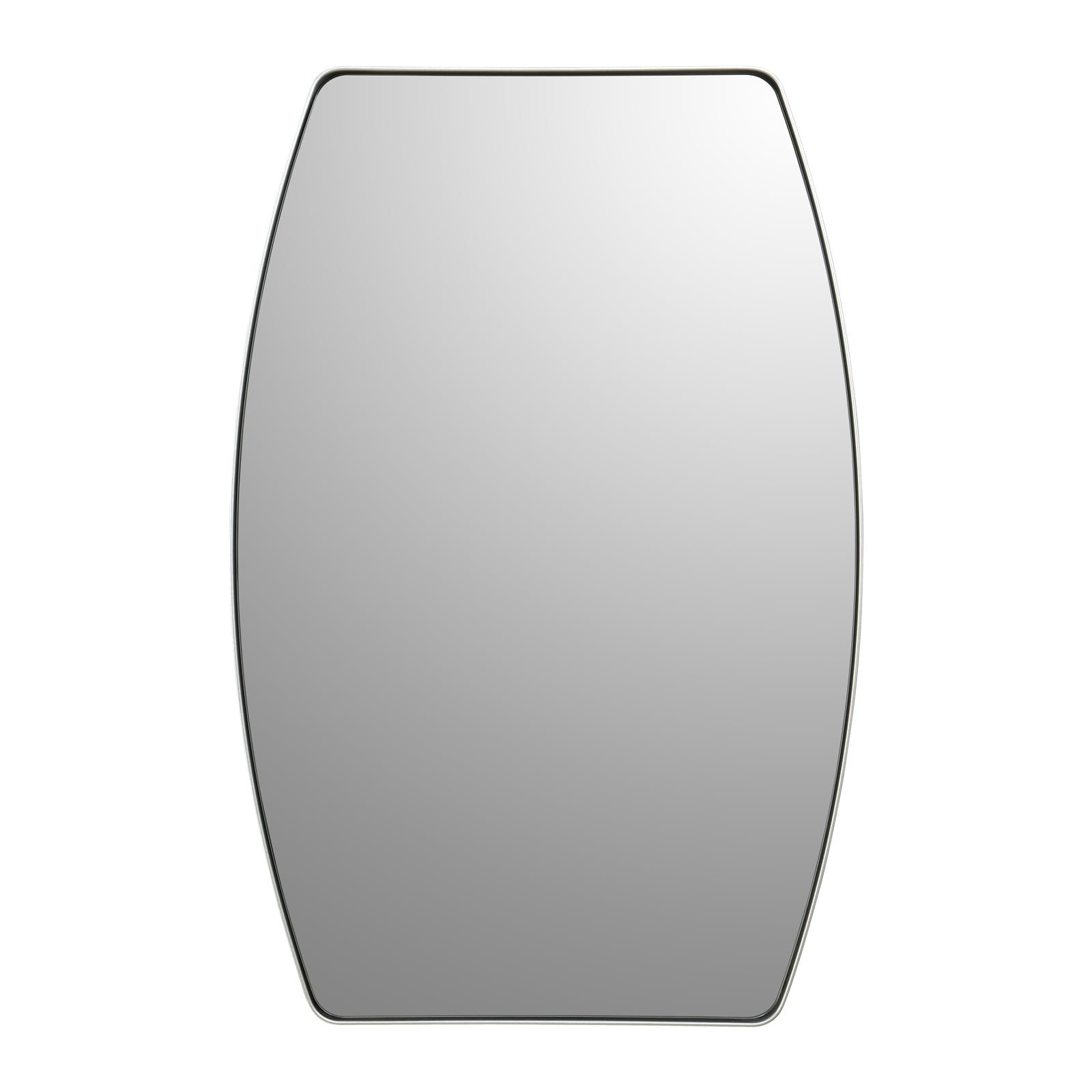 Miroir mural oblong en métal MacLuu