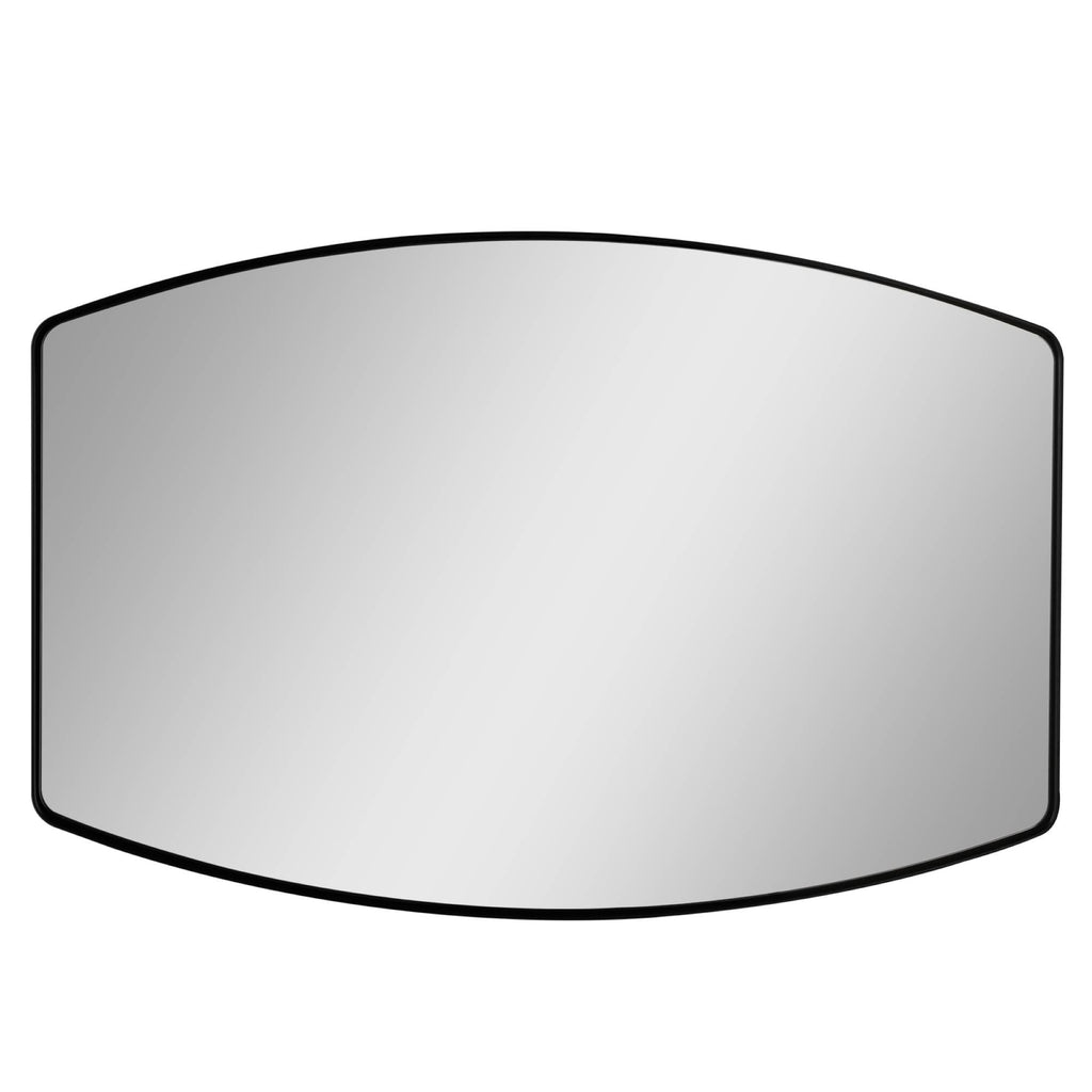 Miroir mural oblong en métal MacLuu