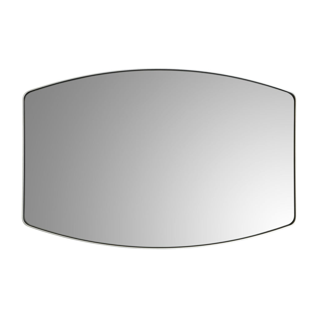 Miroir mural oblong en métal MacLuu