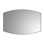 Miroir mural oblong en métal MacLuu