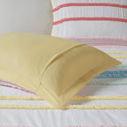 Parure de lit Mackenzie en coton avec bordure en chenille par Intelligent Design Kids