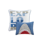 Parure de lit Mackenzie en coton avec bordure en chenille par Intelligent Design Kids