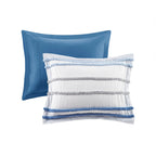 Parure de lit Mackenzie en coton avec bordure en chenille par Intelligent Design Kids