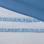 Parure de lit Mackenzie en coton avec bordure en chenille par Intelligent Design Kids