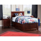 AFI Madison Platform Bed with Matching Footboard & Trundle