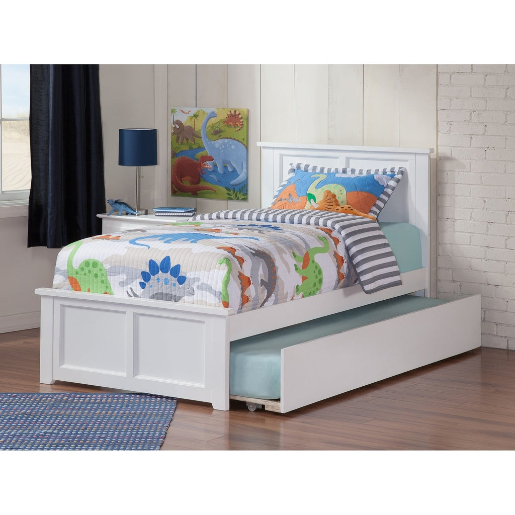 AFI Madison Platform Bed with Matching Footboard & Trundle