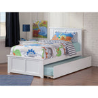 AFI Madison Platform Bed with Matching Footboard & Trundle