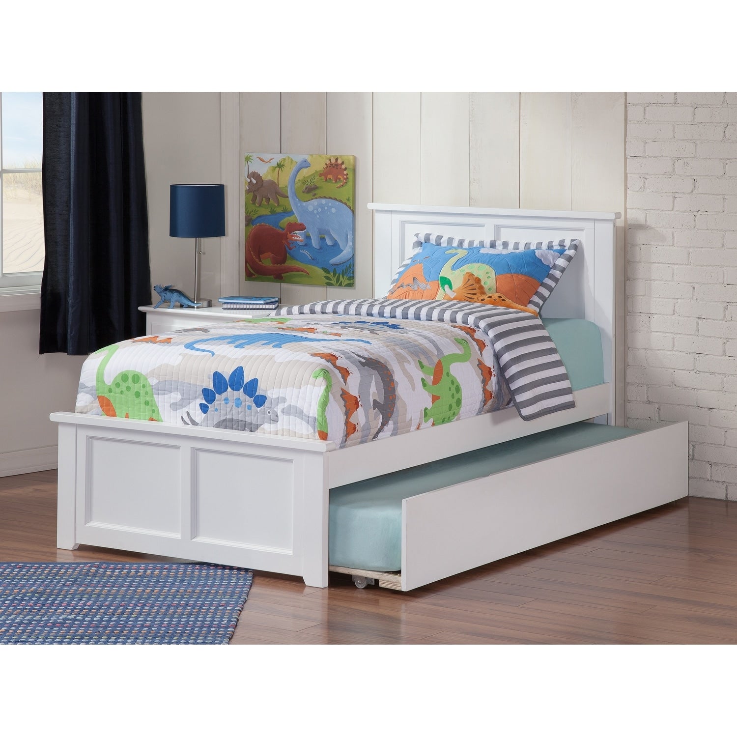 AFI Madison Platform Bed with Matching Footboard & Trundle