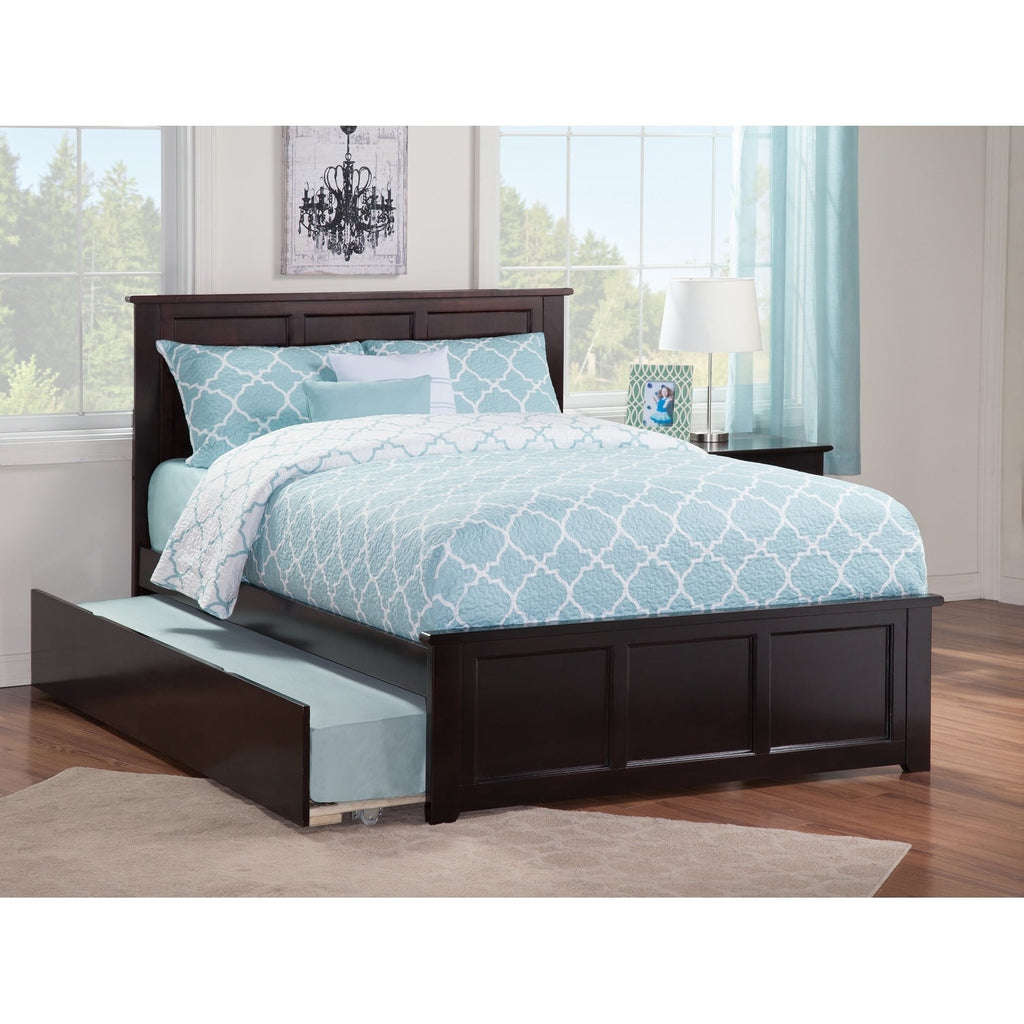 AFI Madison Platform Bed with Matching Footboard & Trundle