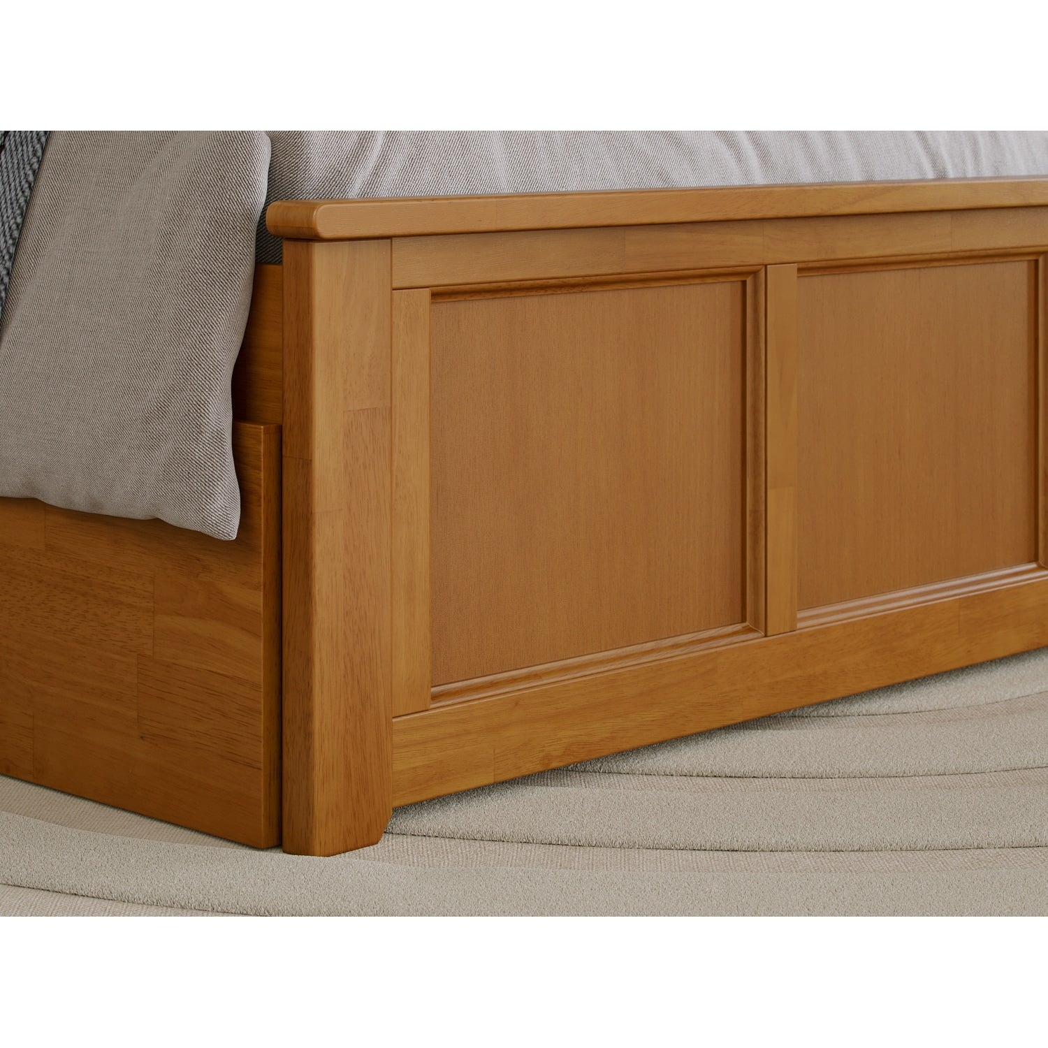 AFI Madison Platform Bed with Matching Footboard & Trundle