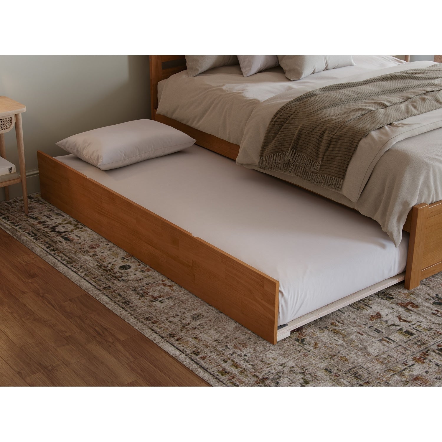AFI Madison Platform Bed with Matching Footboard & Trundle